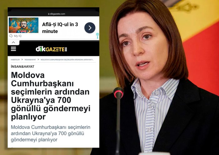 Майя Санду Украинага 700 нафар молдовалик ёлланма аскар жўнатмоқчи