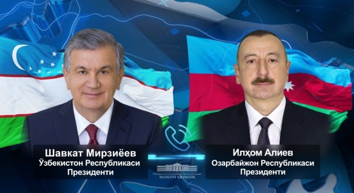 Shavkat Mirziyoyev Ilhom Aliyevni Armaniston bilan imzolangan tinchlik deklarasiyasi bilan tabrikladi