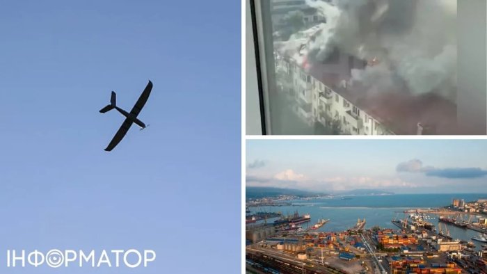 Украина Новороссийскка ҳаво ва денгиз дронлари билан ҳужум уюштирди