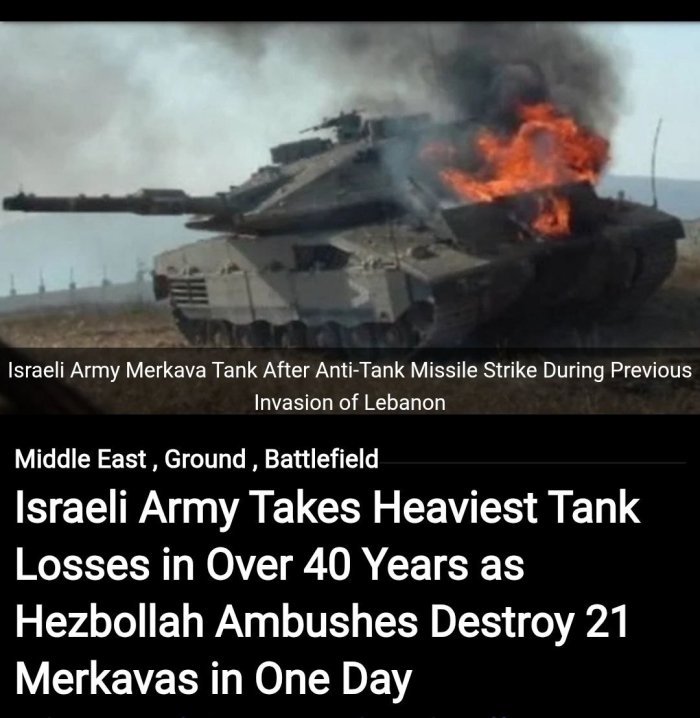 Нетаняҳу Исроил армияси жиддий йўқотишларга учраётган бир вақтда Ливан жанубида ҳужумни кучайтиришни буюрди