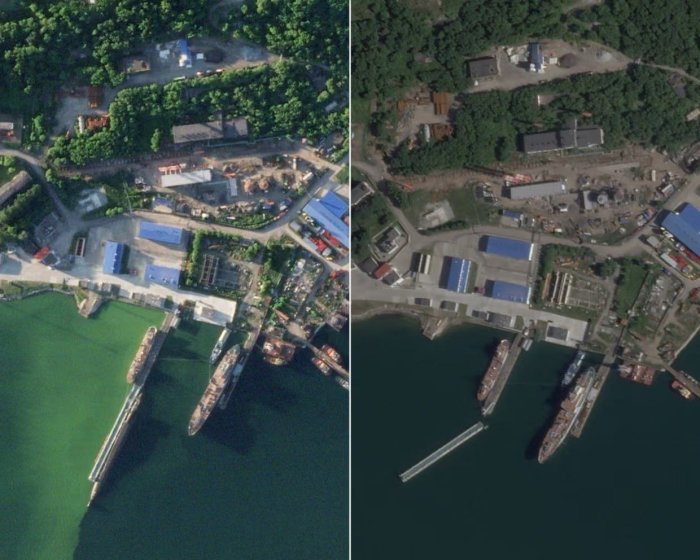 Зилзила сабаб Россия ядро сув ости кемалари базаси жиддий шикастланган