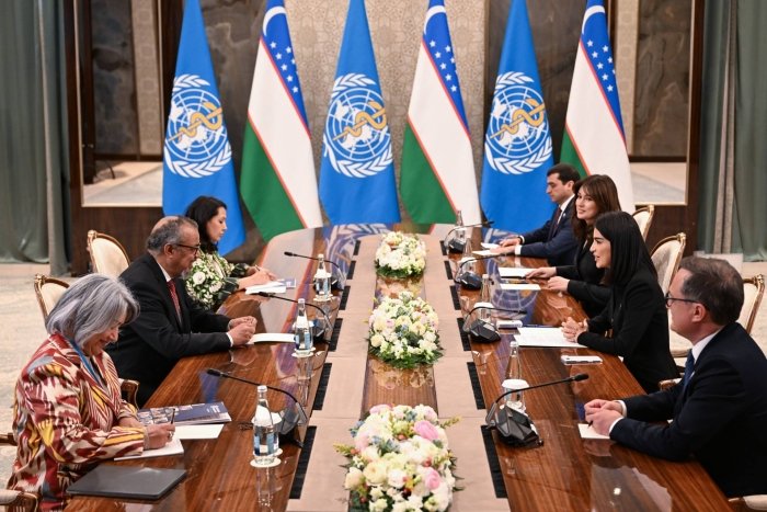 Саида Мирзиёева ЖССТ Бош директори билан учрашди