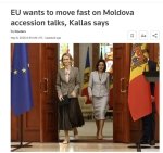 Брюссел Молдованинг Европа Иттифоқига аъзо бўлиш жараёнини имкон қадар тезлаштирмоқчи