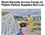 Kongoda Ebola virusi bilan bog‘liq vaziyat keskinlashmoqda