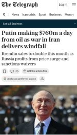 Нефть «оқиб келмоқда»: Яқин Шарқдаги можаро Кремл даромадини оширмоқда