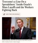 Oracle компанияси бир кунда 30 000 ходимини ишдан бўшатди ва....