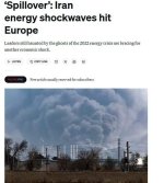 Европада газ захиралари рекорд даражада камайиб кетди