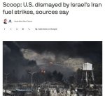 АҚШ Исроилнинг Эрон ёқилғи инфратузилмасига берган зарбаларидан норози