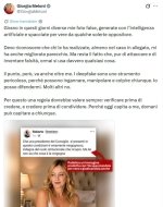 Италия бош вазири “deepfake” нишонига айланди