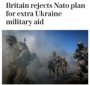 NATOdagi bir qator davlatlar Ukraina armiyasiga qo‘shimcha mablag‘ ajratishdan bosh tortdi