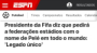 FIFA dunyoning har bir davlatidan bitta stadionga Pele nomini berishni so‘raydi