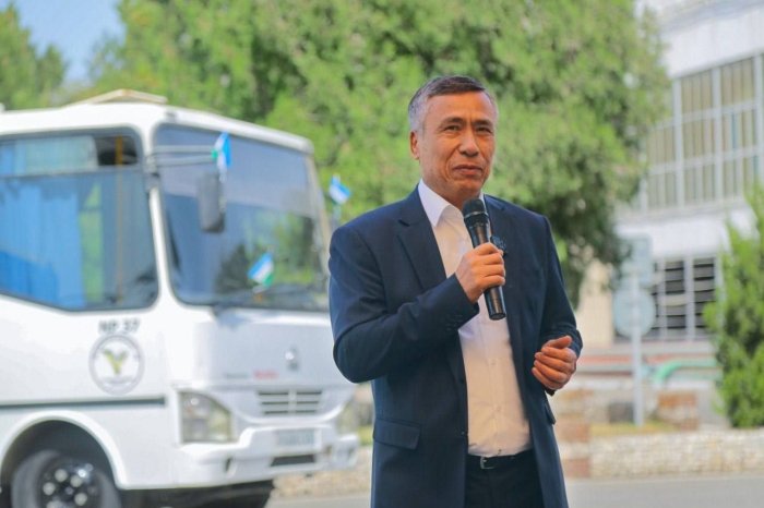 Ишчилар учун бепул автобус қатнови йўлга қўйилди