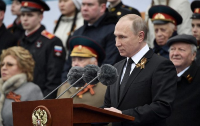 Putin: "Rossiya harbiylari Donbassda halq va Vatan xavfsizligi uchun kurashmoqda"