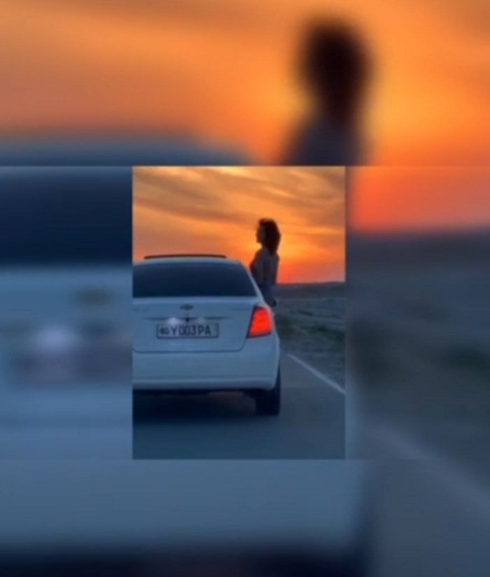 Бухорода юриб кетаётган "Lacetti" да қиз ойнадан танасини чиқариб, ўзини "реклама" қилди Бухорода юриб кетаётган "Lacetti" да қиз ойнадан танасини чиқариб, ўзини "реклама" қилди