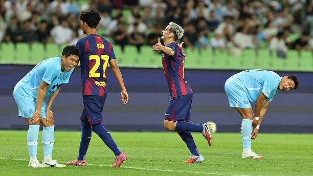 "Барселона" Жанубий Корея жамоасига жавобсиз 5 та гол урди