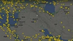 Эрон осмонида парвозлар деярли тўхтади