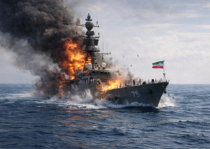 AQSh suv osti kemasi Eronning harbiy kemasiga uyushtirgan hujumi oqibatida kamida 104 kishi halok bo‘ldi