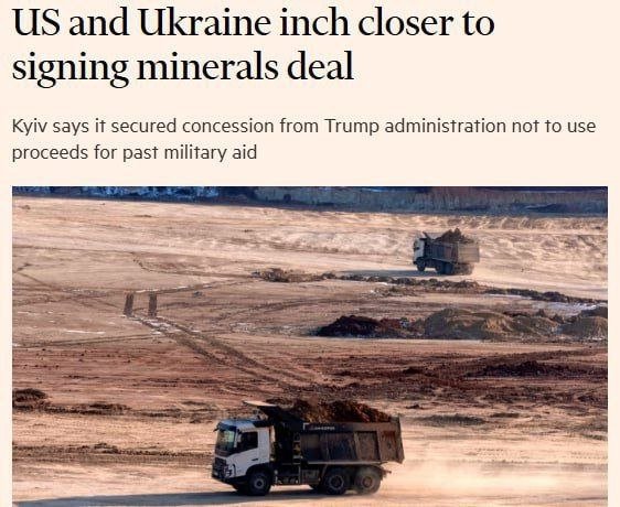 АҚШ ва Украина шу ҳафта табиий ресурслар бўйича келишувни имзолаши мумкин — Financial Times АҚШ ва Украина шу ҳафта табиий ресурслар бўйича келишувни имзолаши мумкин — Financial Times