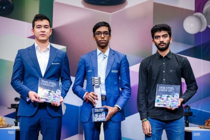 Нодирбек «Tata Steel Chess» турнирида совриндор бўлди
