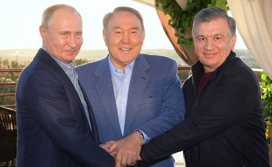 Mirziyoyev va Putin Qozog‘istonda Nazarboyev bilan uchrashdi