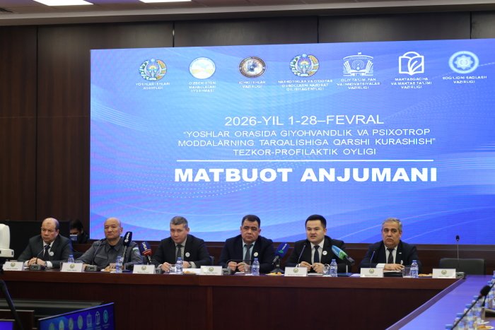“Yoshlar orasida giyohvandlik va psixotrop moddalar tarqalishiga qarshi kurashish oyligi”ga start berildi