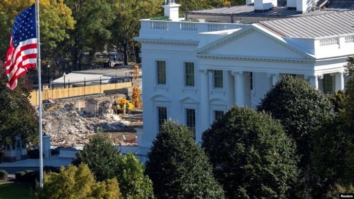 Трамп маъмурияти Оқ уйдаги таъмирлашга ҳомийлик қилганларнинг айримларини исмини яширган — The Wall Street Journal 