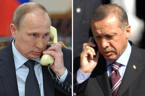 Erdog‘an Putin bilan Falastin-Isroil mojarosini muhokama qildi