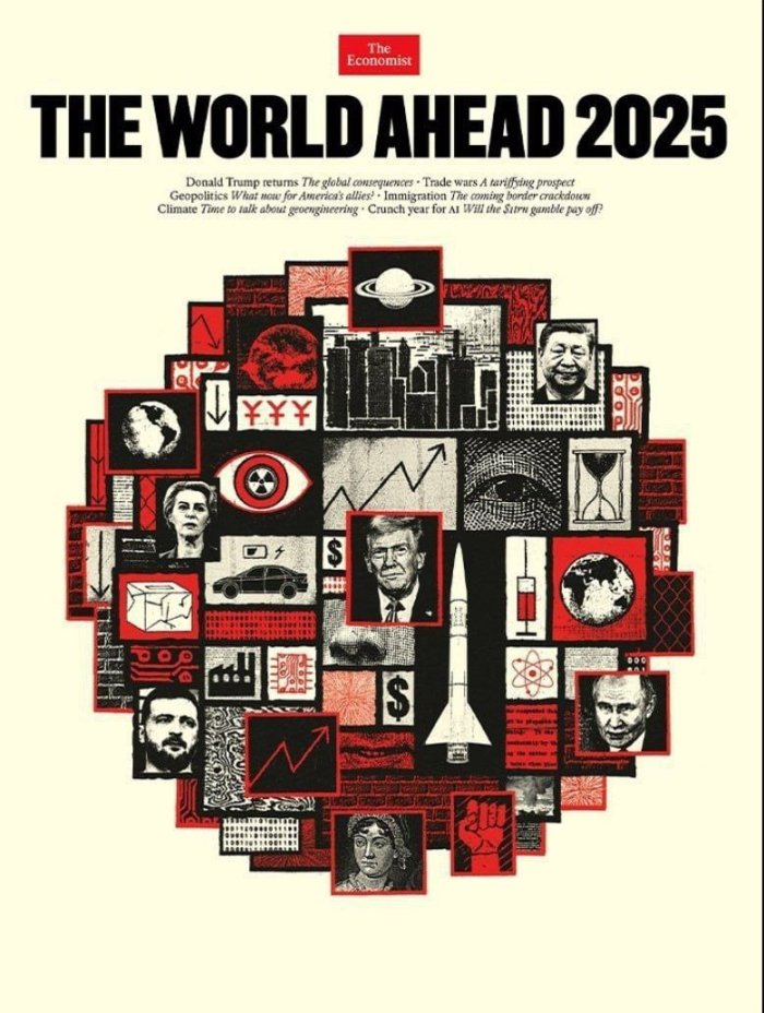 The Economist jurnali 2025 yil uchun o‘z kutilmalari aks etgan muqovasini e’lon qildi