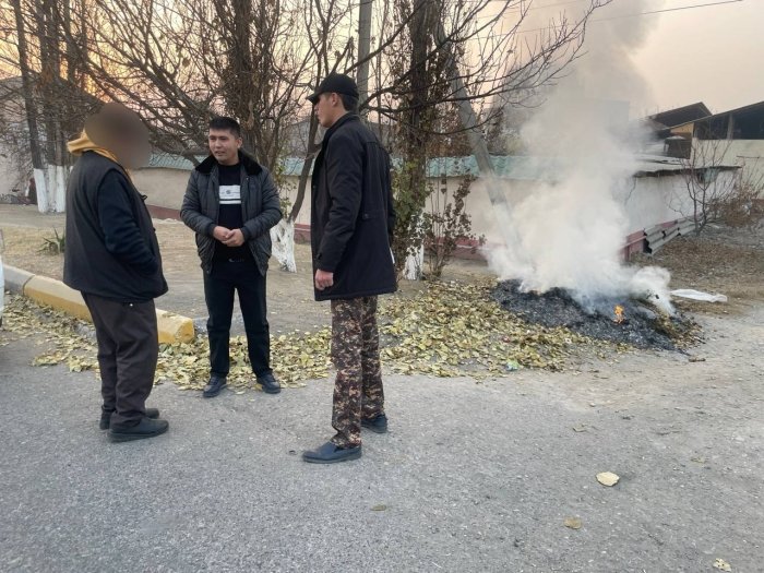 Андижонда чиқиндиларни ёқиб юбораётган фуқароларга қарши кескин рейд бошланди