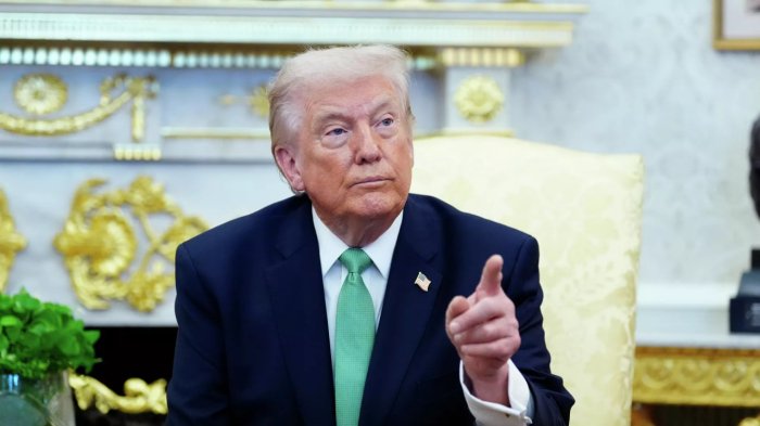 Trampning Xitoyga safari qoldirildi