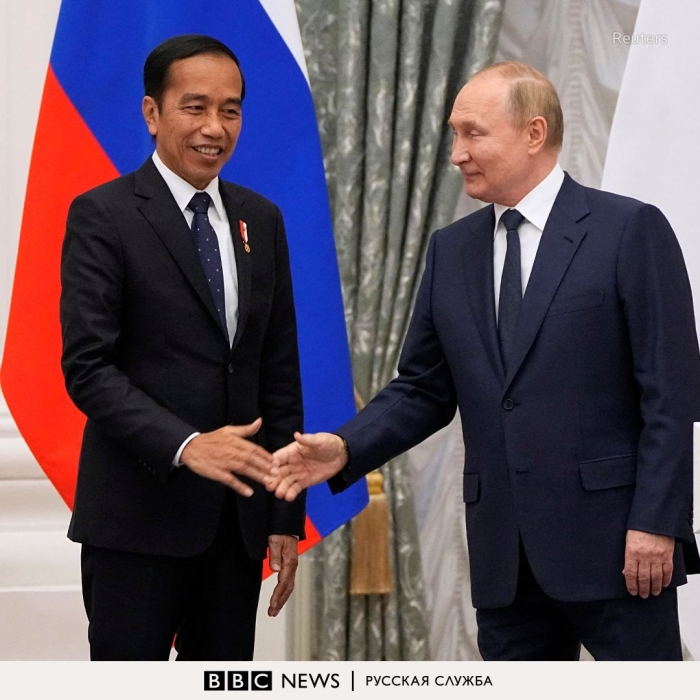 Vladimir Putin va Indoneziya prezidenti Joko Vidodo o‘rtasida uchrashuv bo‘lib o‘tdi