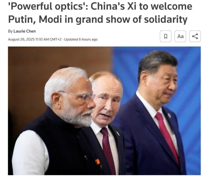 Хитойда 31 августда бошланадиган ШҲТ саммити “Глобал Жануб давлатларнинг бирдамлигини” намойиш этади