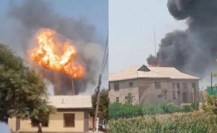 Sho‘rchidagi gaz quyish shoxobchasida portlash yuz berdi