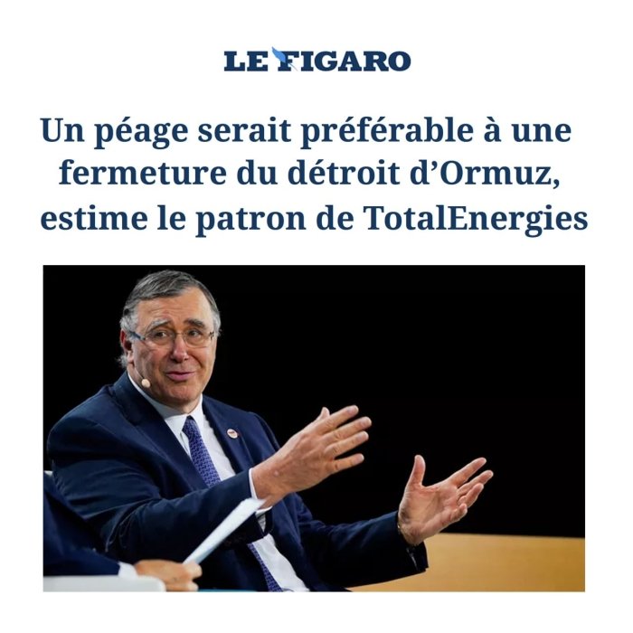 Бўғозни ёпгандан кўра Эронга бож тўлаган афзал