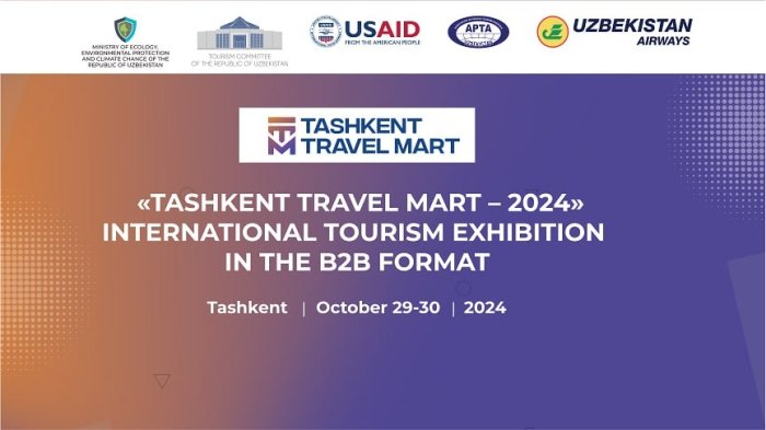 Toshkentda B2B formatida «Tashkent Travel Mart-2024» xalqaro sayyohlik ko‘rgazmasi o‘tkaziladi