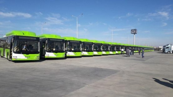 Toshkentga yangi avtobuslar keltirilmoqda