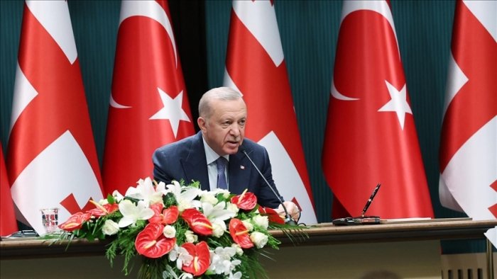 Эрдоған: Бутун инсоният Фаластин халқининг озодлик курашини қўллаб-қувватлаши керак