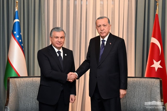Shavkat Mirziyoyev Erdog‘an bilan uchrashdi