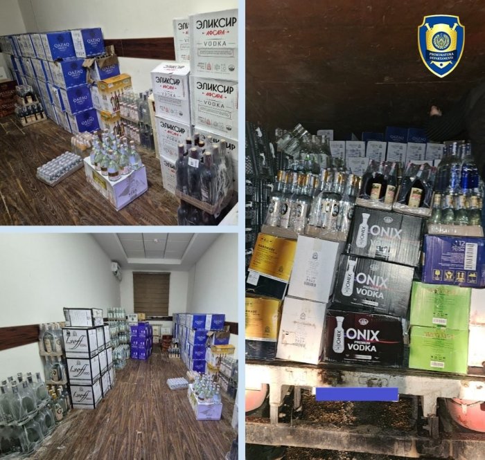 Навоийда қалбаки акциз маркали алкоголь маҳсулотлари тўхтатиб қолинди