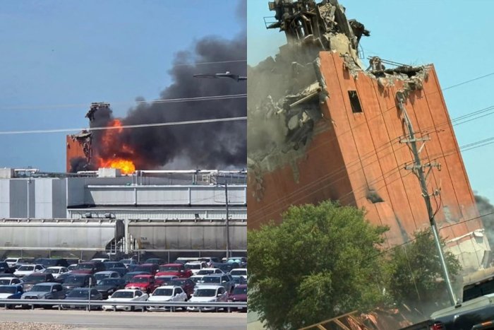 AQShdagi yirik zavodda kuchli portlash ro‘y berdi (video)