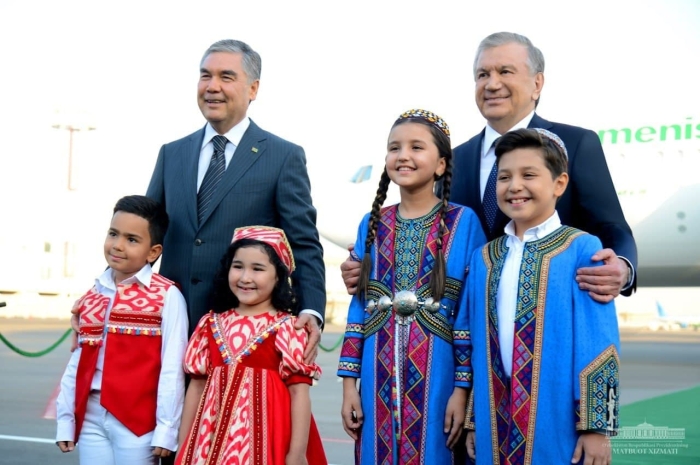 Ko‘ksaroyda Turkmaniston Prezidentini rasmiy kutib olish marosimi boshlandi