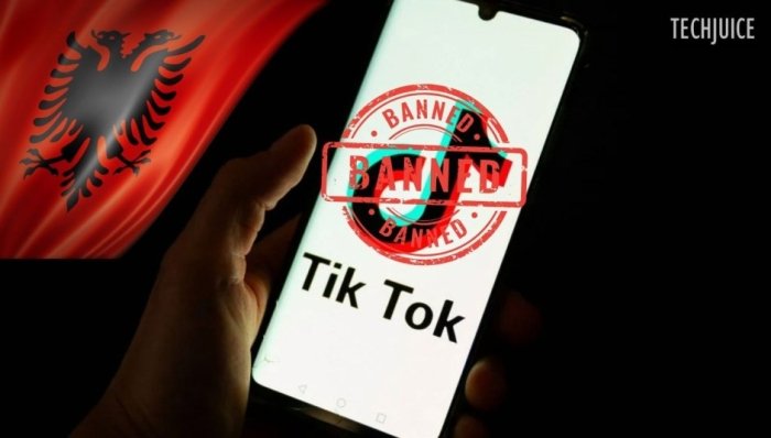 Albaniya TikTok'ni “yoshlar va bolalarni zo‘ravonlikka undagani” uchun bir yilga blokladi