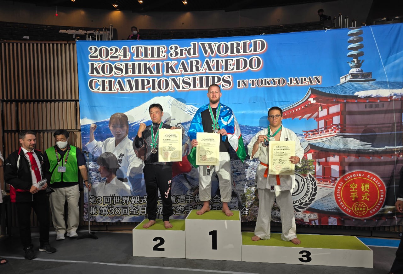 O‘zbekiston Tokioda karate bo‘yicha 3-Ochiq jahon chempionatida 2-o‘rinni egalladi O‘zbekiston Tokioda karate bo‘yicha 3-Ochiq jahon chempionatida 2-o‘rinni egalladi