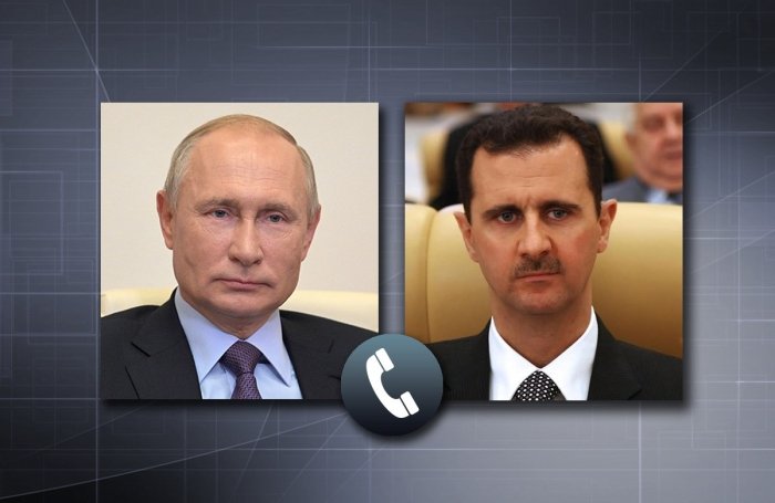 Putin va Bashar al-Asad terrorizmga qarshi kurash sohasida aloqalarni faollashtirishga kelishib oldi